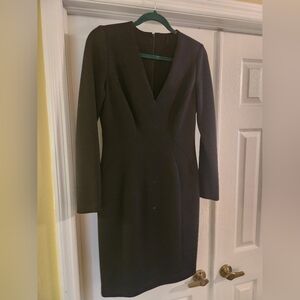 Elie Tahari black neck dress